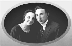 ◎莫蒂亚与吉塔1927年的结婚照