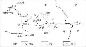 图1-3 甘肃境内渭河流域