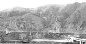 图3-3 古城水库的拦河大坝遗址
