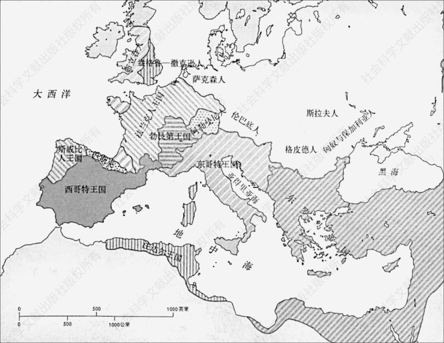 欧洲（约500年）