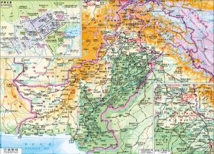 巴基斯坦行政区划图