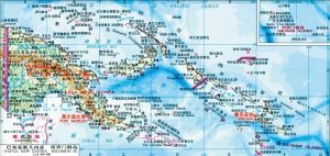 巴布亚新几内亚行政区划图