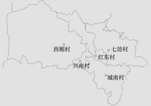 平川镇行政村分布图