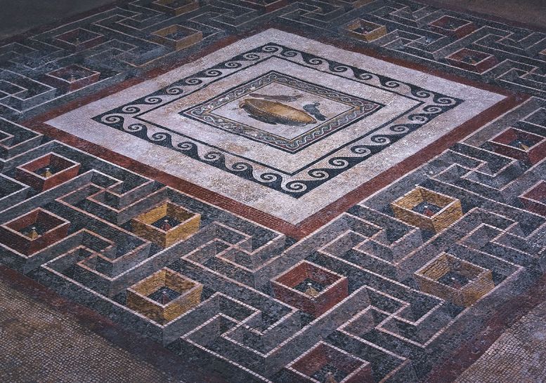 古罗马马赛克地板