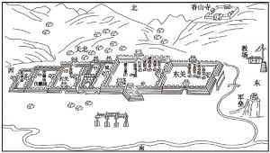 图2 清后期秦州城池形态