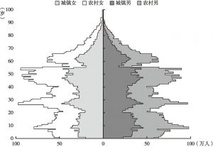 图1 2017年河南省人口结构