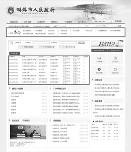 图13 蚌埠市政府“网上服务”办件答复