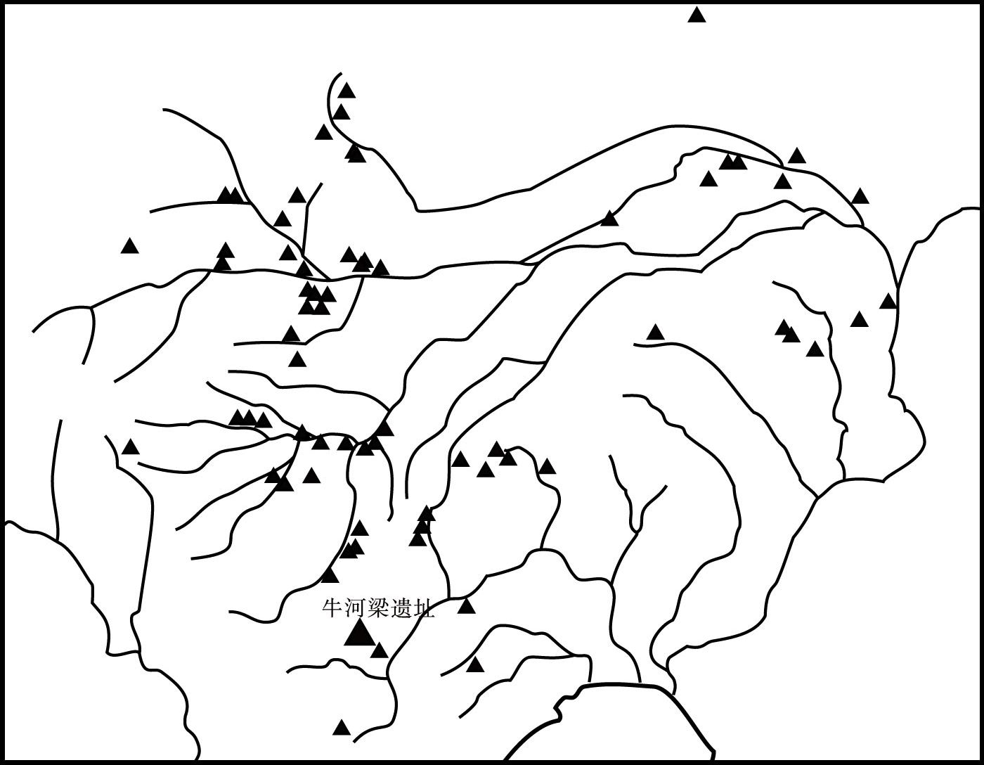 图0-1 红山文化遗址分布示意
