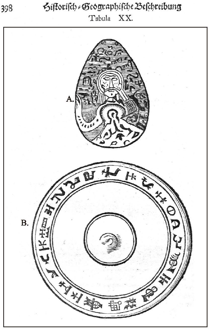图10 Strahlenberg藏厄比特（西伯利亚）铜镜