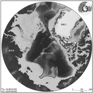 图1 北冰洋公海水域