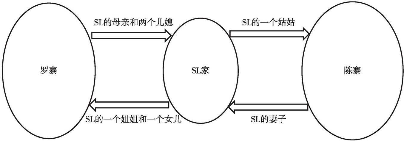 图1-2 SL家的亲戚关系网络