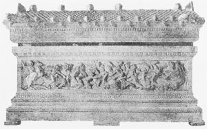 图5-42 亚历山大大帝石棺 约公元前4世纪