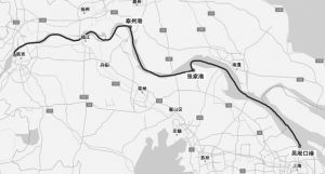 图1 长江中下游航线