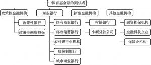 图1-1 中国普惠金融的提供者