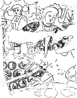 图6 巴达雷克壁画上的贵族饮宴