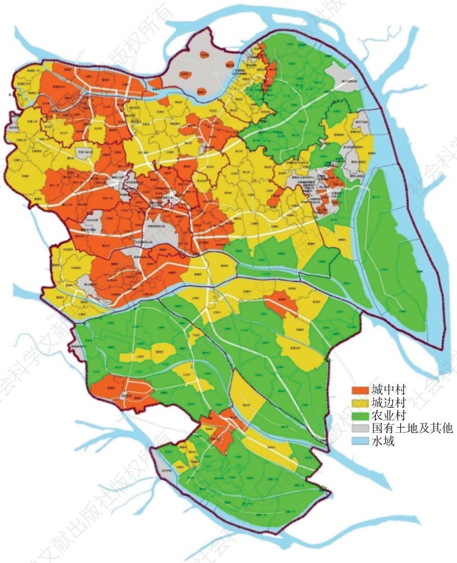 图2-44 番禺农村分类（2010年）