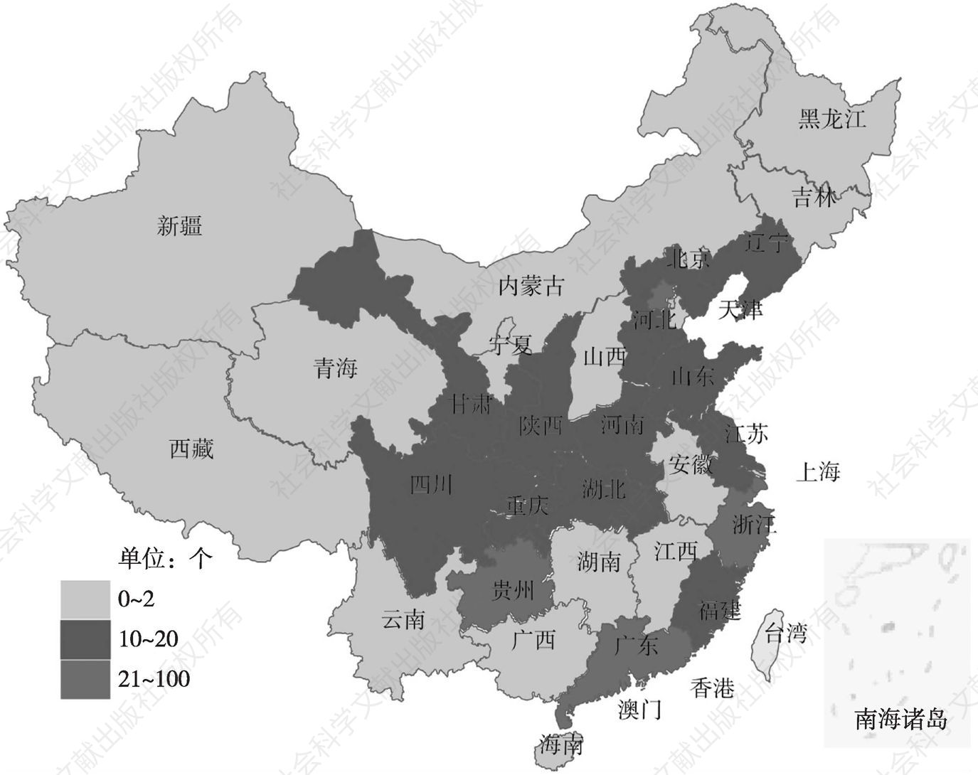 图2 中国大数据事件分布
