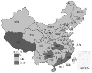 图3 中国大数据政策分布