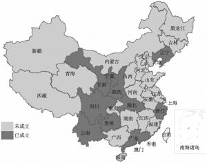图5 中国大数据管理机构分布