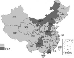 图6 中国八大国家大数据综合试验区分布