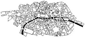 图0-3 “完美塞纳河”的巴黎改建方案