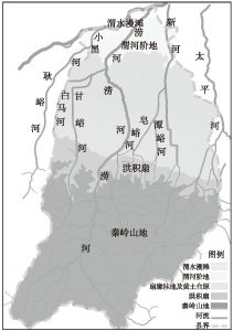 图2-7 户县河流水系分布