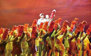 2016年2月18日，龙海市歌仔戏（芗剧）传承保护中心在漳州市人民剧场演出《生命》，刘丽拍摄