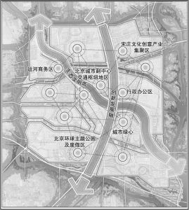 图1 北京城市副中心空间结构规划