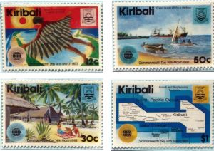 基里巴斯发行的联邦日邮票