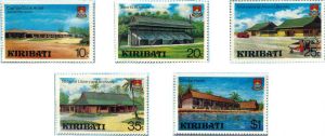 基里巴斯发行的建筑邮票