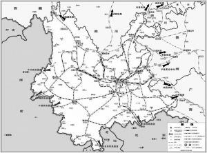 图2-6 云南省“十三五”及中长期铁路规划
