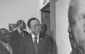 联合国前秘书长潘基文参观曼德拉基金会