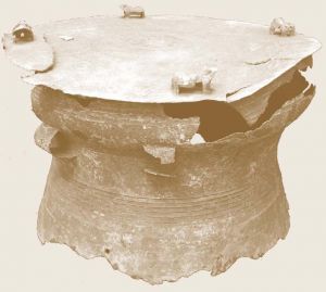 图4-6 1985年扶绥昌平乡四和村恒丰屯石柱岭挖出的铜鼓
