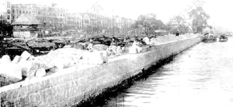 图4-88 1931年修建中的新堤