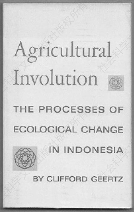 图4-8 格尔兹提出“内眷化”的概念解释印尼的农业生态变化史