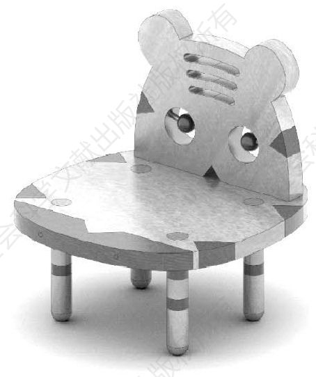 图4 小老虎榫卯儿童座椅