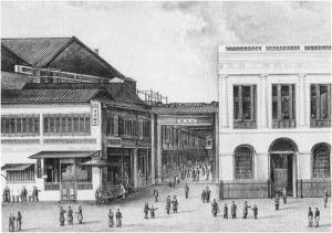 图7 19世纪30年代时的新瓷器街（同文街）