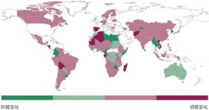 地图4.3 2005年和2012年国家-民间社会磋商能力稳定性变化