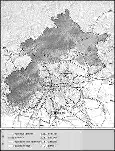 图3 《北京城市总体规划（2016年-2035年）》市域客运枢纽体系规划