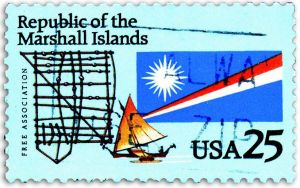 马绍尔群岛发行的邮票