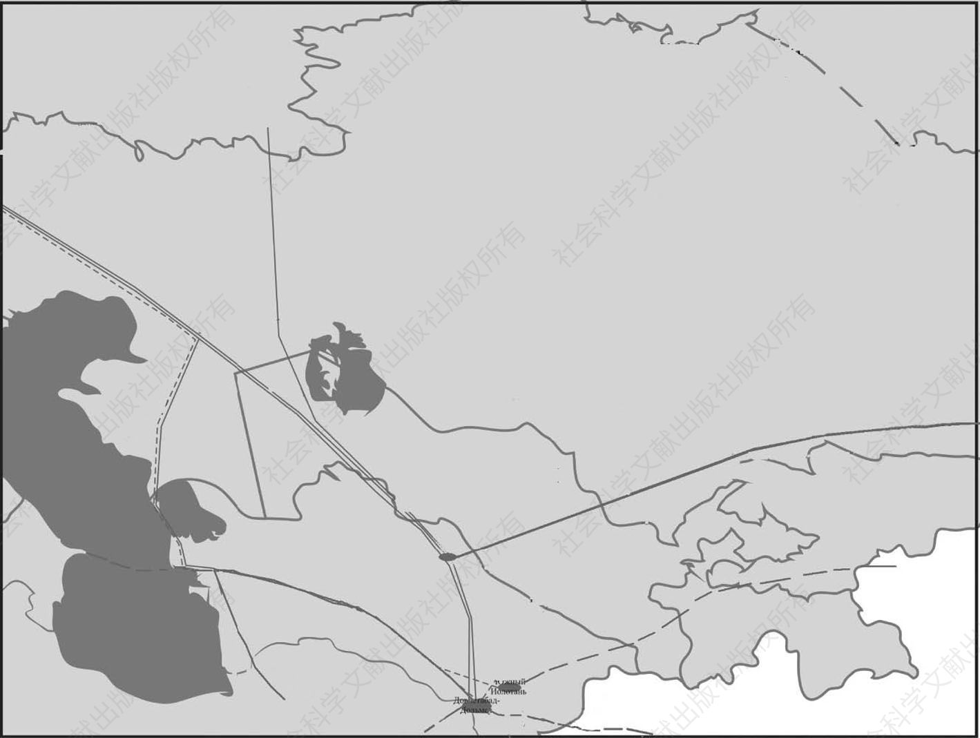 图3-1 土库曼斯坦天然气多元出口方向与路径示意图