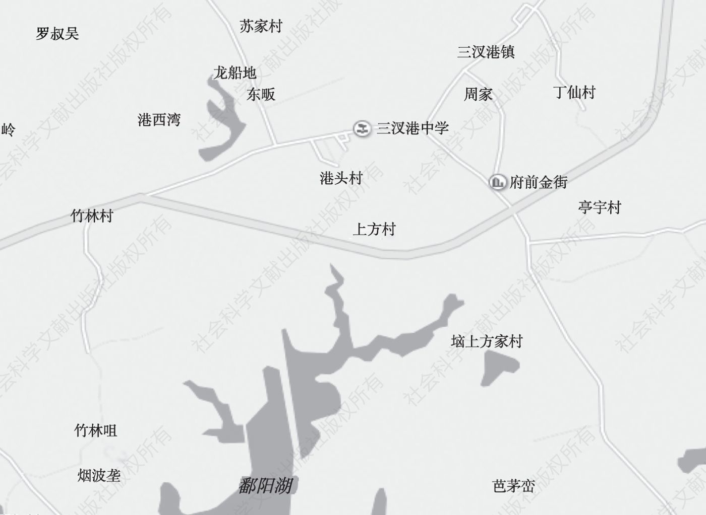 图1-4 港头行政村地理位置图