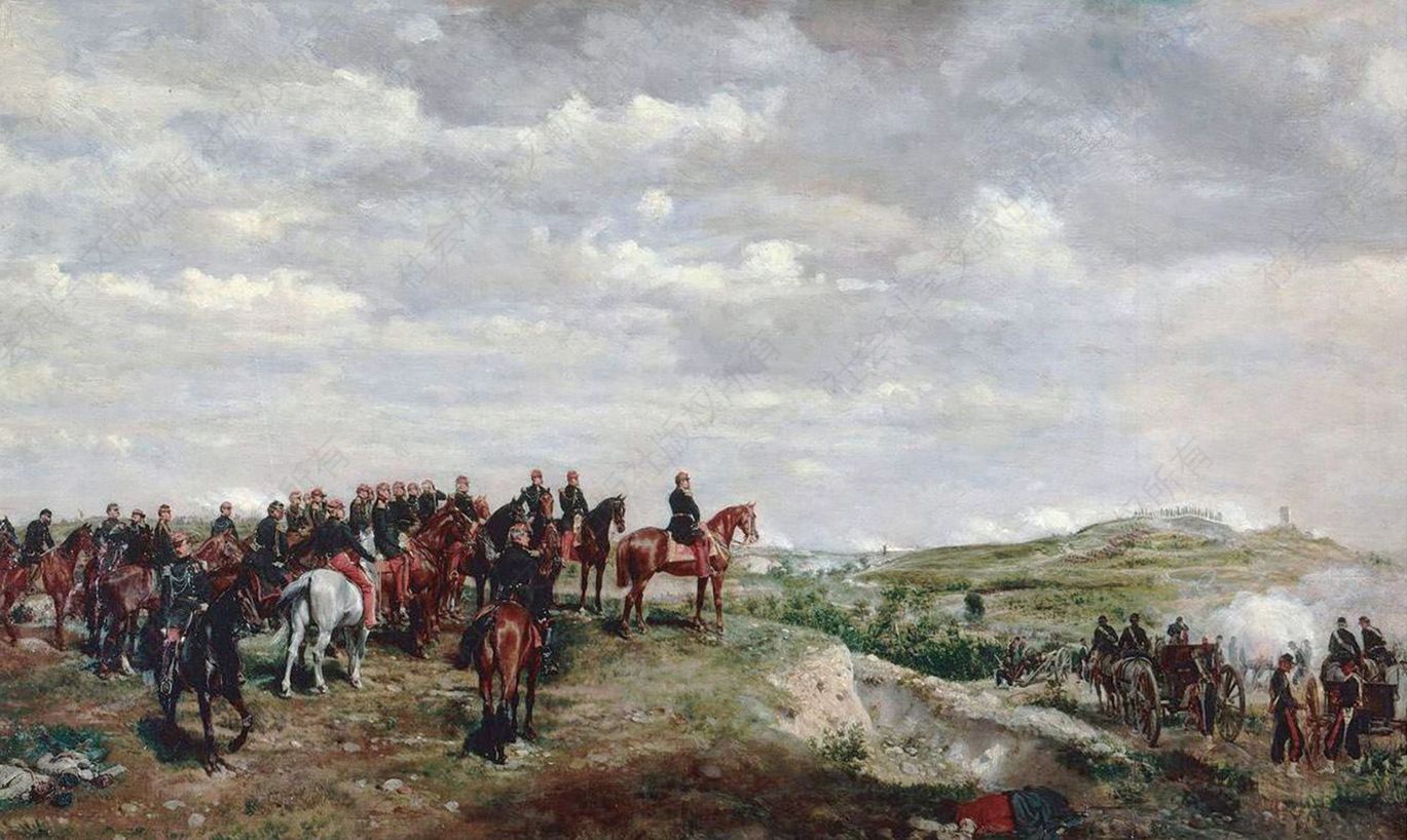 3.《拿破仑三世在索尔费里诺战役中》（埃内斯特·梅索尼埃）