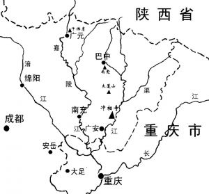 图1 冲相寺地理位置示意图（蒋晓春绘）