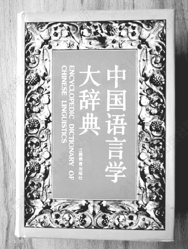 图1 《中国语言学大辞典》初版封面