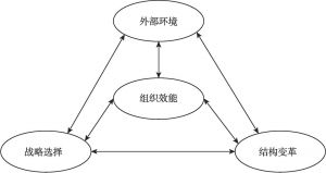 图7-1 组织效能演化的理论模型