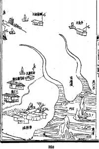 图6 《粤海关志》中“两家滩关口”位置图