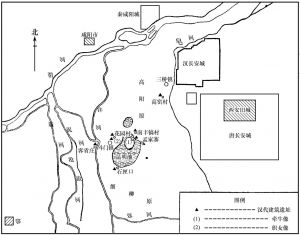 图10 上林苑遗址分布示意图