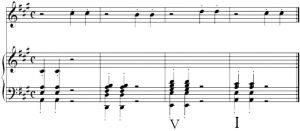 谱例二 贝多芬《A小调第四小提琴奏鸣曲》，作品23号，第74～77小节