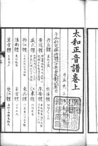 圖1 《太和正音譜》中山大學圖書館藏本封面